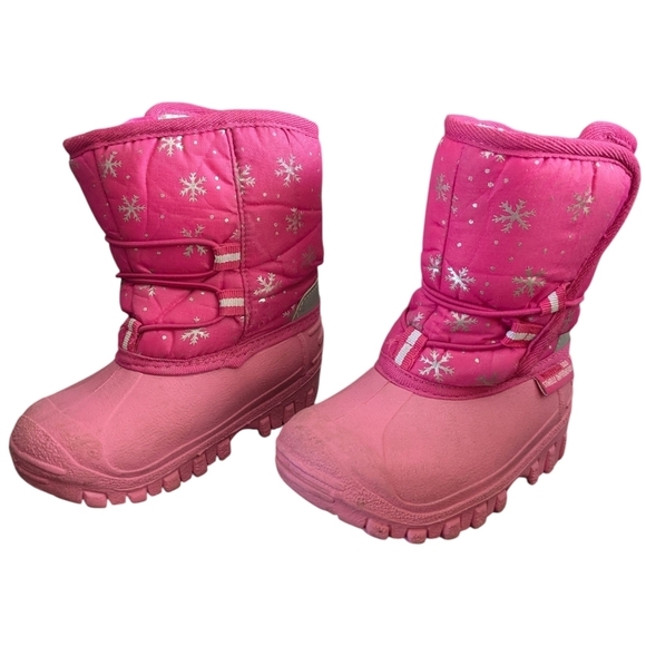 70Flake Other - Toddler Girl Insulated Waterproof Snow Winter Boots 8